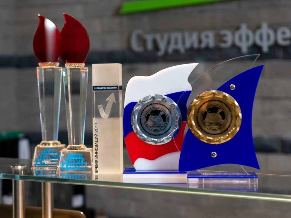 Награды сети FIT-N-GO на ресепшн